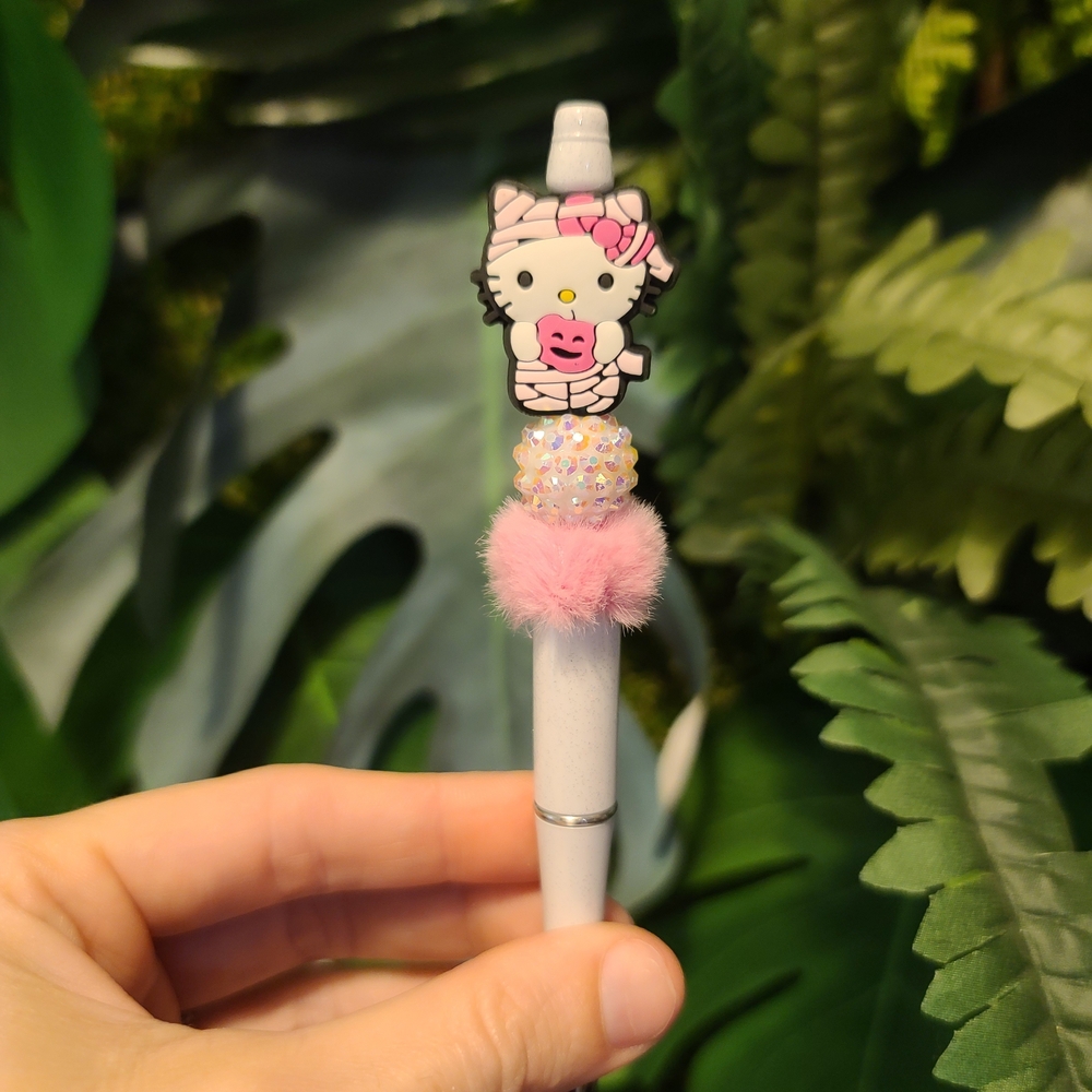 Cute Pink and White Kids Pen